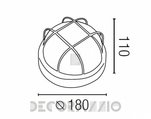 Светильник уличный настенный накладной Faro 72030 - 72030