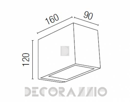 Светильник уличный настенный накладной Faro 70802 - 70802