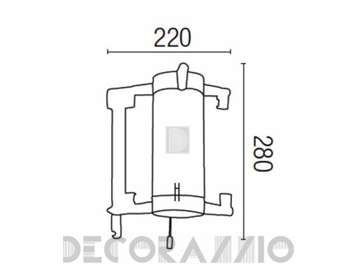 Светильник уличный настенный накладной Faro 73268 - 73268