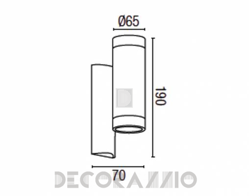 Светильник уличный настенный накладной Faro 75501 - 75501