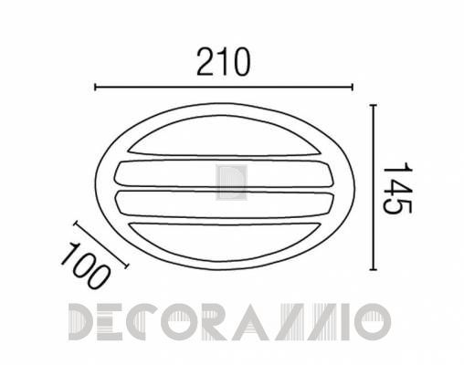 Светильник уличный настенный накладной Faro 71545 - 71545