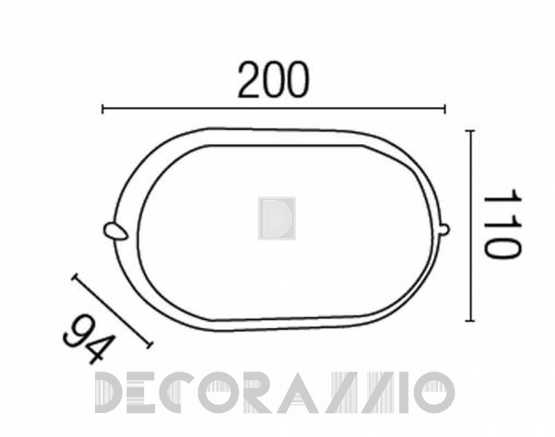 Светильник уличный настенный накладной Faro 72000 - 72000