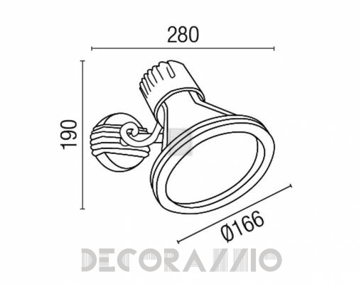 Светильник уличный настенный накладной Faro 71389 - 71389