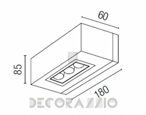 Светильник уличный настенный накладной Faro 70893 - 70893