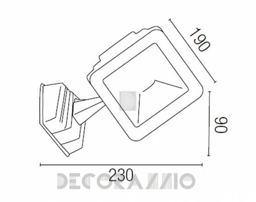 Светильник уличный настенный накладной Faro 70112 - 70112