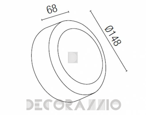 Светильник уличный настенный накладной Faro 70680 - 70680