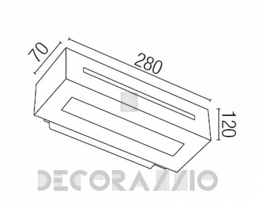 Светильник уличный настенный накладной Faro 70888 - 70888