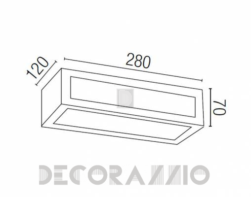 Светильник уличный настенный накладной Faro 70887 - 70887