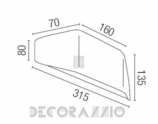 Светильник уличный настенный накладной Faro 71516 - 71516