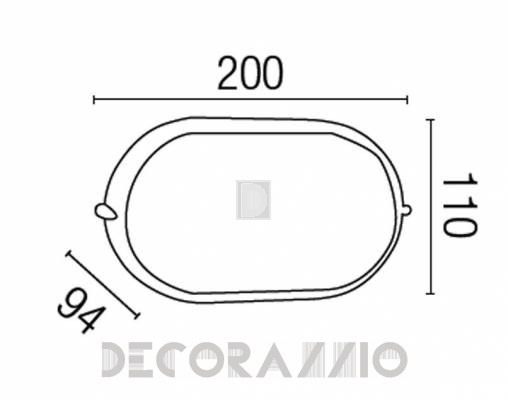 Светильник уличный настенный накладной Faro 72001 - 72001