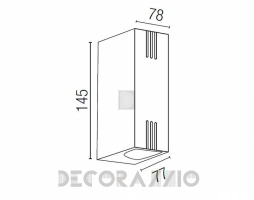 Светильник уличный настенный накладной Faro 70921 - 70921