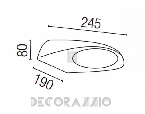 Светильник уличный настенный накладной Faro 72264 - 72264