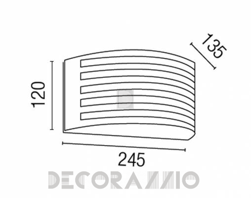 Светильник уличный настенный накладной Faro 70713 - 70713