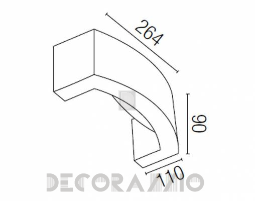 Светильник уличный настенный накладной Faro 74401 - 74401