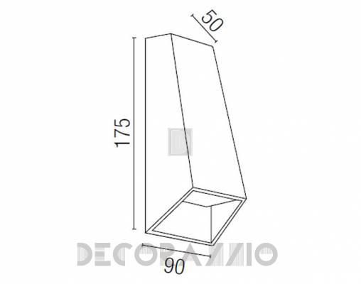 Светильник уличный настенный накладной Faro 70919 - 70919