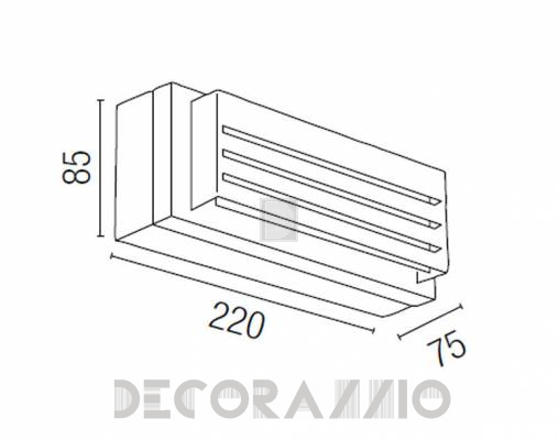 Светильник уличный настенный накладной Faro 70920 - 70920