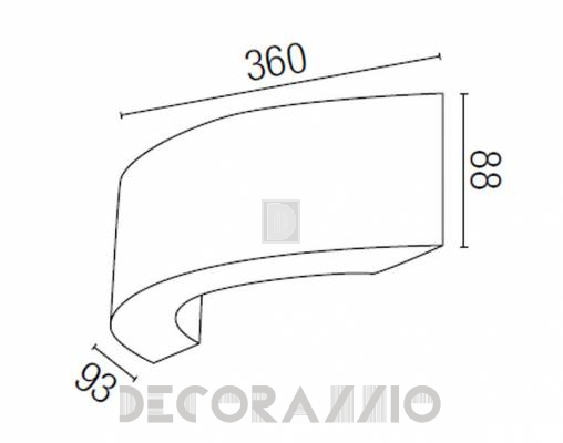 Светильник уличный настенный накладной Faro 70570 - 70570