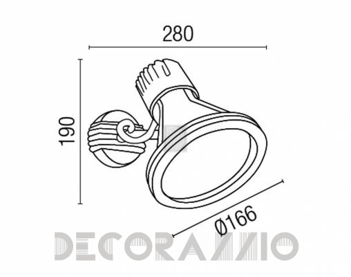 Светильник уличный настенный накладной Faro 71382 - 71382