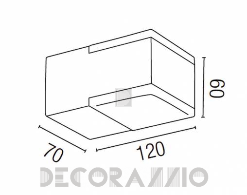 Светильник уличный настенный накладной Faro 70580 - 70580