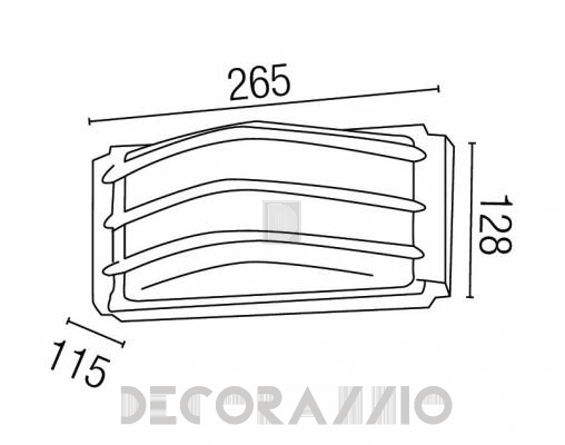 Светильник уличный настенный накладной Faro 71351 - 71351