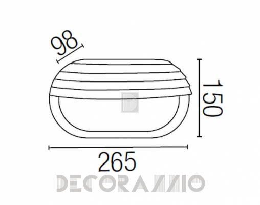 Светильник уличный настенный накладной Faro 72071 - 72071