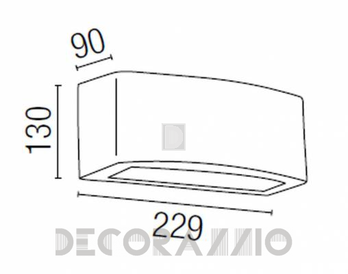 Светильник уличный настенный накладной Faro 70694 - 70694