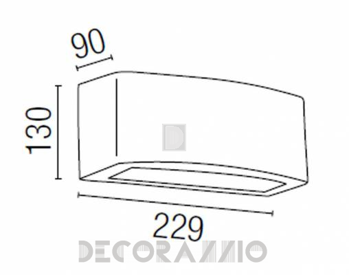 Светильник уличный настенный накладной Faro 70694 - 70694