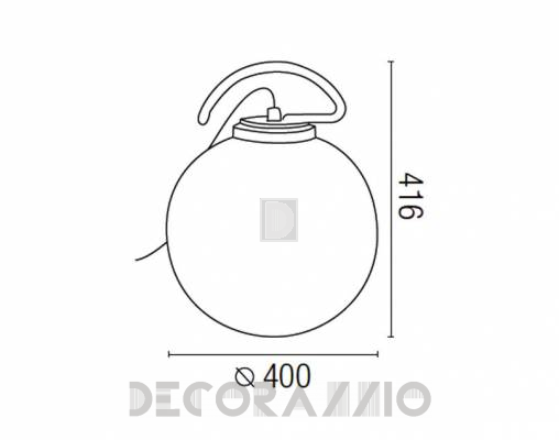 Светильник уличный потолочный подвесной Faro 70485 - 70485