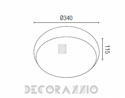 Светильник уличный потолочный накладной Faro 70719 - 70719