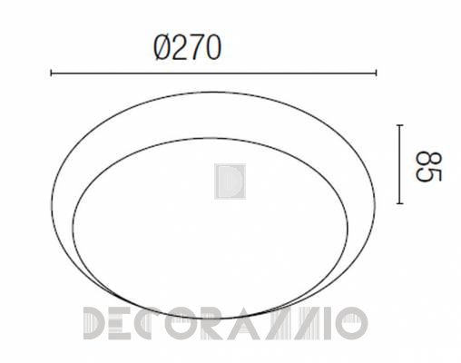 Светильник уличный потолочный накладной Faro 70722 - 70722