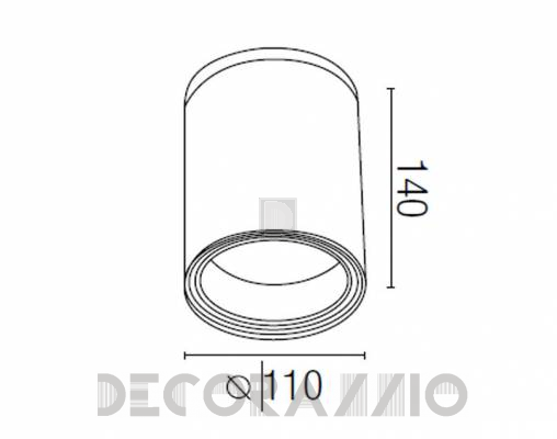 Светильник уличный потолочный накладной Faro 70806 - 70806