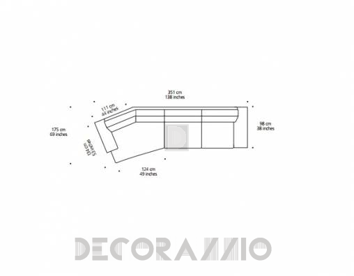 Диван модульный Doimo Sofas ANDY - ANDY 2