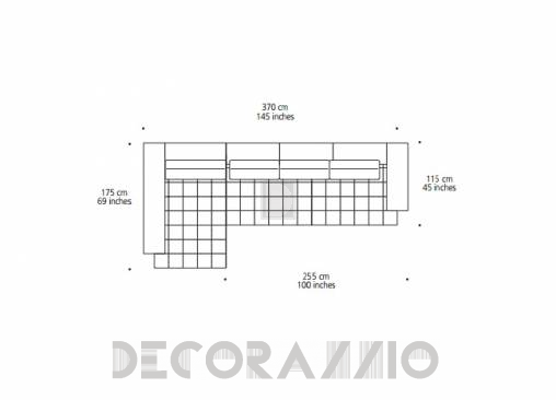 Диван модульный Doimo Sofas FIJI - FIJI 1