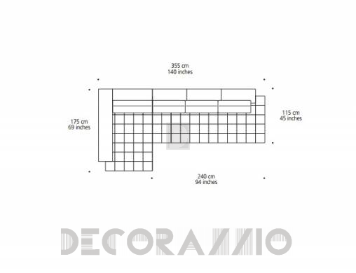 Диван модульный Doimo Sofas FIJI - FIJI 2