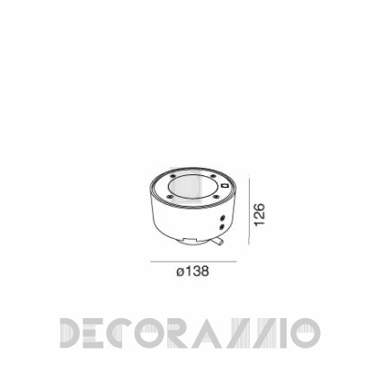Светильник уличный напольный врезной (Светильник точечный) Wever & Ducre AURORA ROUND 1 - 10443