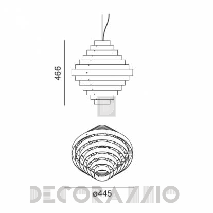 Светильник  потолочный подвесной (Люстра) Wever & Ducre J.J.W.05 - 15640