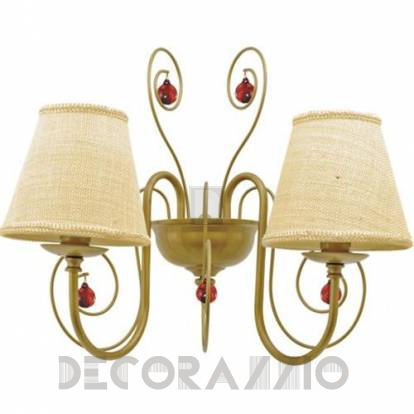 Светильник  настенный накладной (Бра) Arte Lamp Arte Neapolitan - A3007AP-2BZ