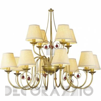 Светильник  потолочный подвесной (Люстра) Arte Lamp Arte Neapolitan - A3007LM-12BZ