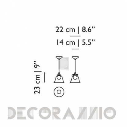 Светильник  потолочный подвесной (Люстра) Moooi BELL LAMP - MOLBES-S-W1