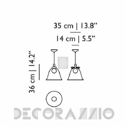 Светильник  потолочный подвесной (Люстра) Moooi BELL LAMP - MOLBES---W1