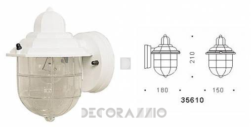 Светильник уличный настенный накладной (Уличный фонарь) Surya Mini - 35610