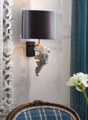 Светильник  настенный накладной (Бра) Heathfield & Co Acanthus - Acanthus Wall Light bl