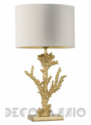 Светильник  настольный  (Настольная лампа) Heathfield & Co Coral - Coral Gold Leaf Table Lamp