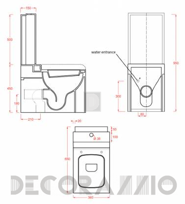 Унитаз Artceram LA FONTANA - LFV003