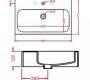 Подвесная раковина Artceram BLOCK - BKL001 01 00