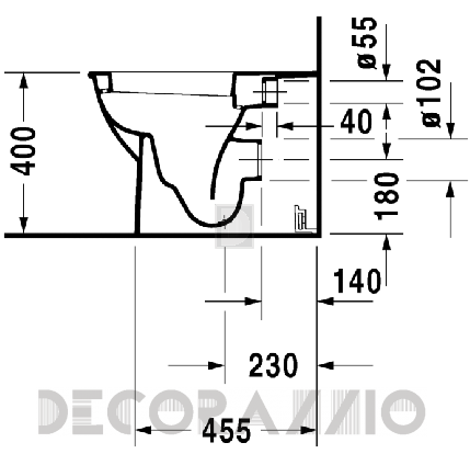 Унитаз Duravit Darling New - 213909