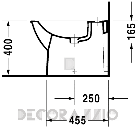 Биде Duravit Darling New - 225010