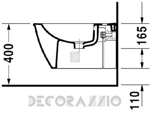 Биде Duravit Darling New - 224915