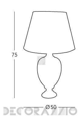 Светильник  настольный  (Настольная лампа) Kolarz DAUPHIN - 780.71