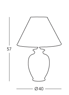 Светильник  настольный  (Настольная лампа) Kolarz GIARDINO CRACLE - 0014.74.3